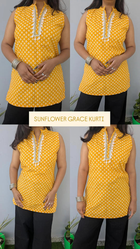 Sunflower Grace Kurti