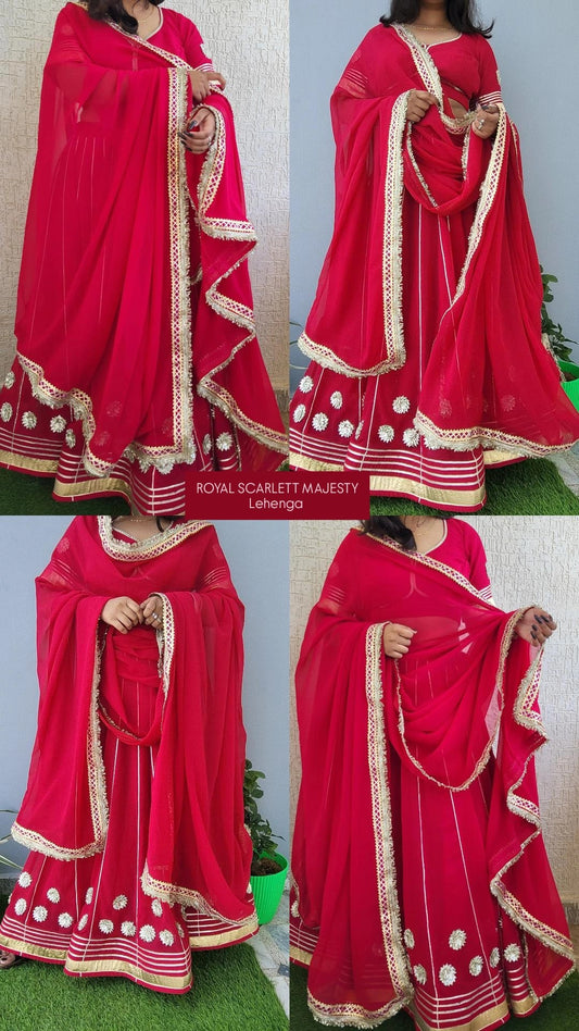 Royal Scarlet Majesty Lehenga
