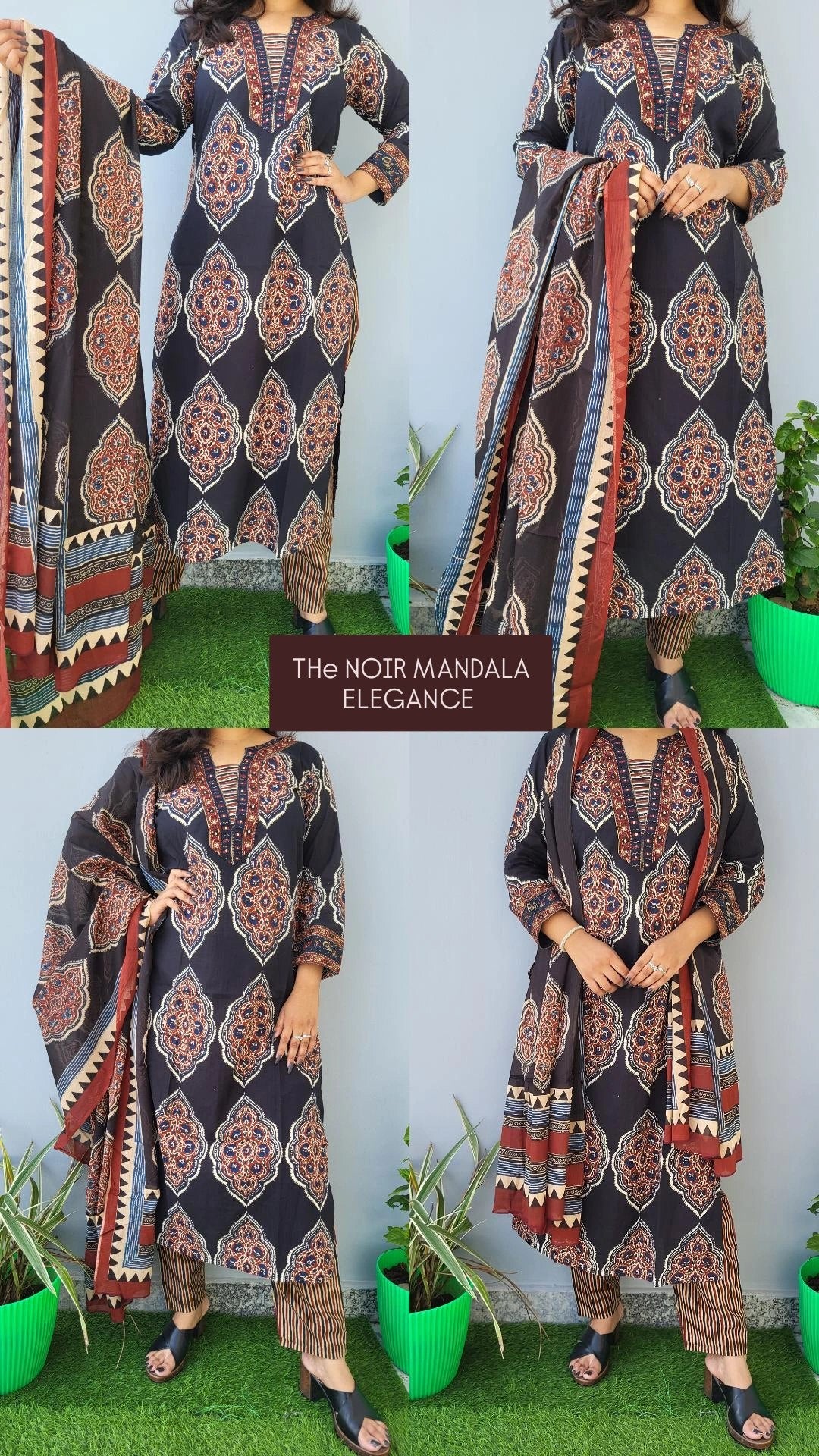 Noir Mandala Grace Suit